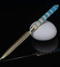 Letter Opener in Teal and Gold - Image 1