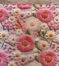 Daisy Print Quilted Fabric Midi Purse - Image 2