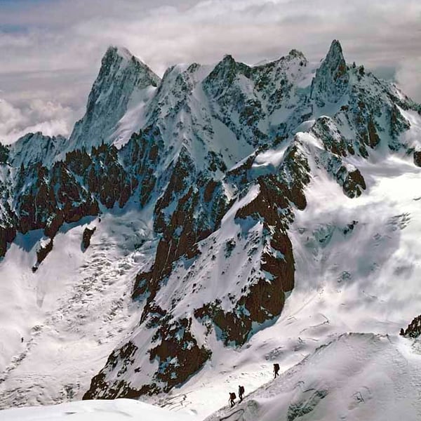 Chamonix Aiguille du Midi Mont Blanc Massif French Alps France