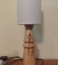 Wood Turned Table Lamp (Ash)