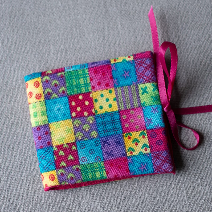 Pink Patchwork Design Tooth Fairy Case