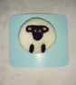 Needle Felted Sheep Brooch - Image 1