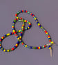 Glass Bead Necklace or Bracelet - Random Colours - Image 4