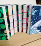 Hand Bound A7 Watercolour Sketchbook with Coptic Stitch Exposed Spine. - Image 6