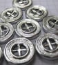 10 Small Silver Wheel Buttons - Image 5