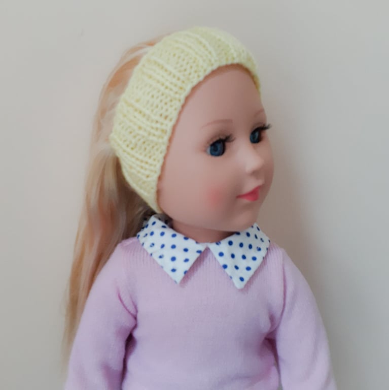KNITTING PATTERN PDF Pretty Headbands for Doll