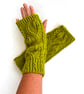 Knitting Kit for cabled fingerless gloves - Image 2