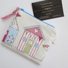Beach Huts Coin Purse