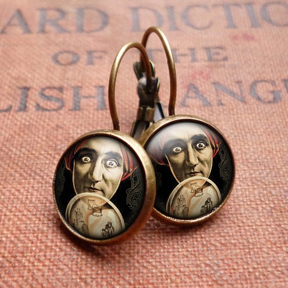 Fortune Teller Leverback Earrings (DJ04)