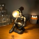 The Thinking Man Industrial Iron Pipe Lamp