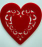 Acrylic Heart Coasters Set of Four or Six V1 - Image 2