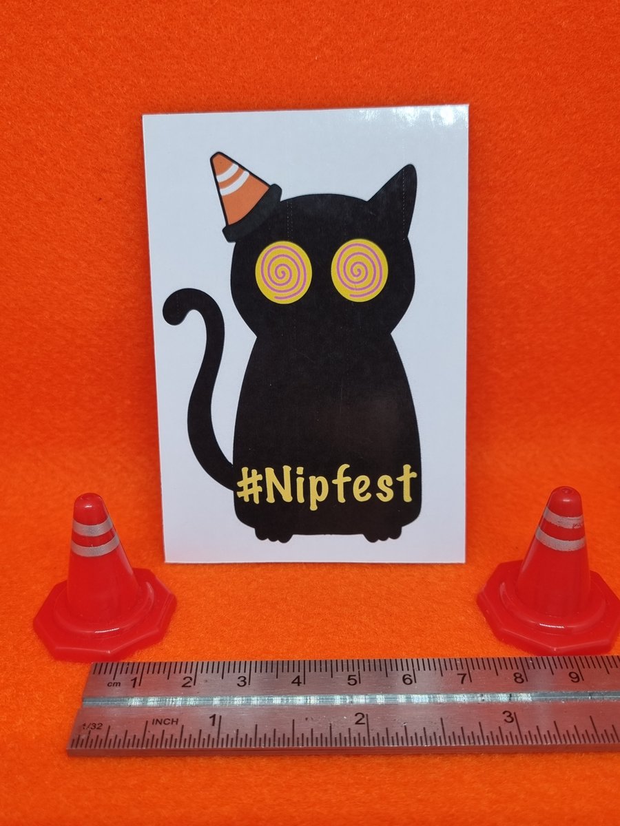 Nipfest Nipped Up Kitty Magnet
