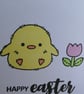 Pack of 3 Mini Easter Cards - Chick - Green Polka Dots - Image 8
