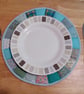 Beige Dresden plate quilted patchwork Placemat Table mat centrepiece home decor - Image 5