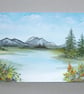art painting original watercolour small format landscape ( ref FA 460 B2 ) - Image 1