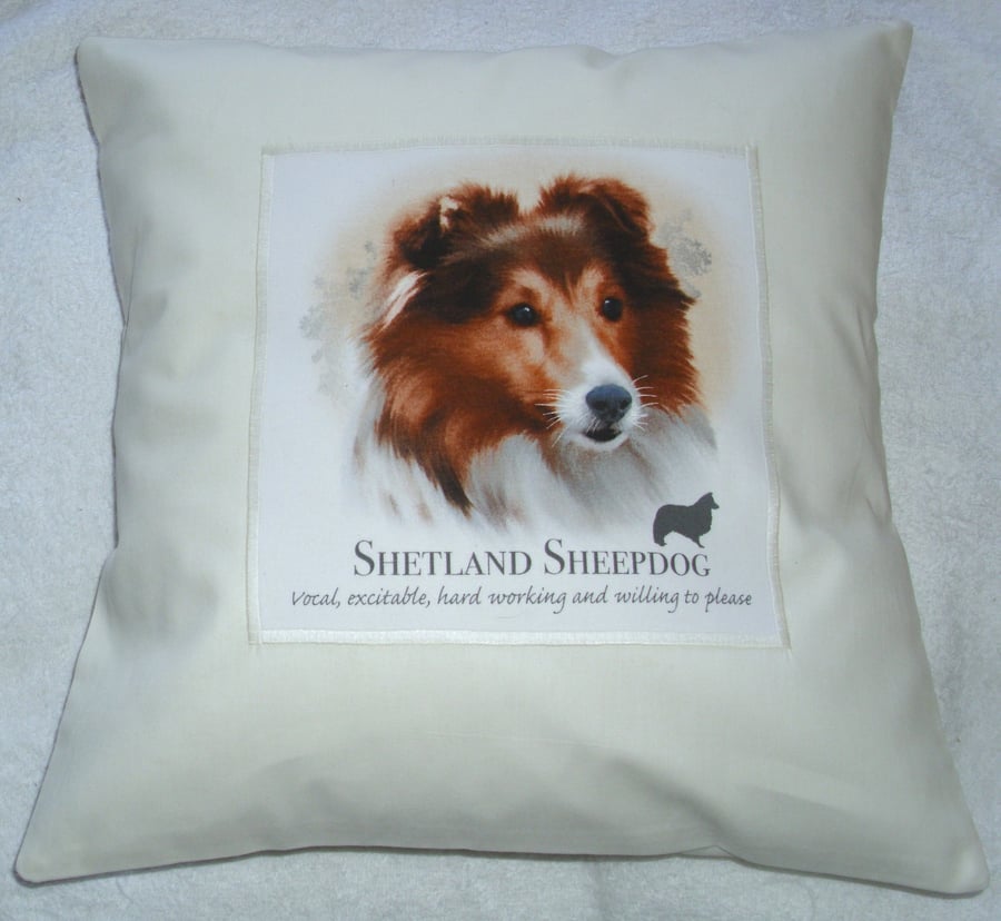 Shetland Sheepdog Portrait cushion