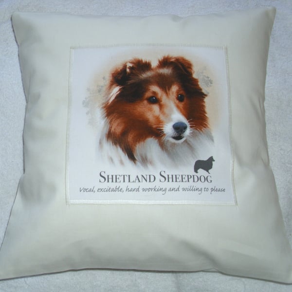 Shetland Sheepdog Portrait cushion