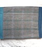 Blue green snood, Tweed neck warmer, Patchwork wrap, Neck gaiter - Image 1