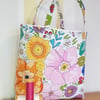 Gift bag, pastel flowers