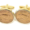 Luxury 1940 Farthing Cufflinks for a 80th birthday. Original English Farthing