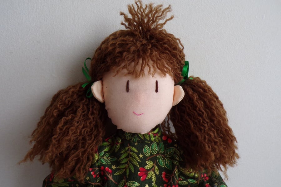 Christmas Rag Doll, Traditional Rag Doll, Rag Doll Angel