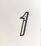 'One' Letterpress printed 1st Birthday card - Image 2
