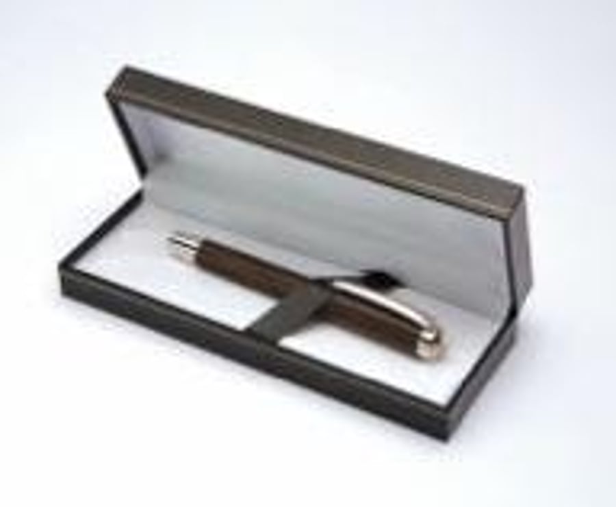 Leatherette Case - Black SingleDouble Pen