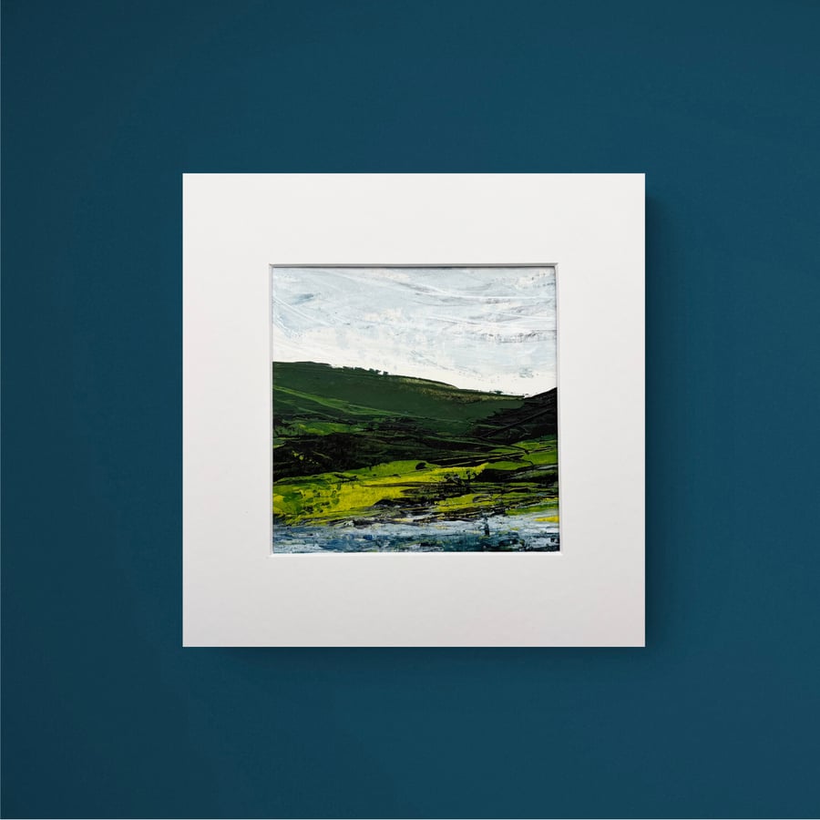 Original Seascape Painting - As the Waves Lap onto the Rocks