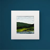 Original Seascape Painting - As the Waves Lap onto the Rocks