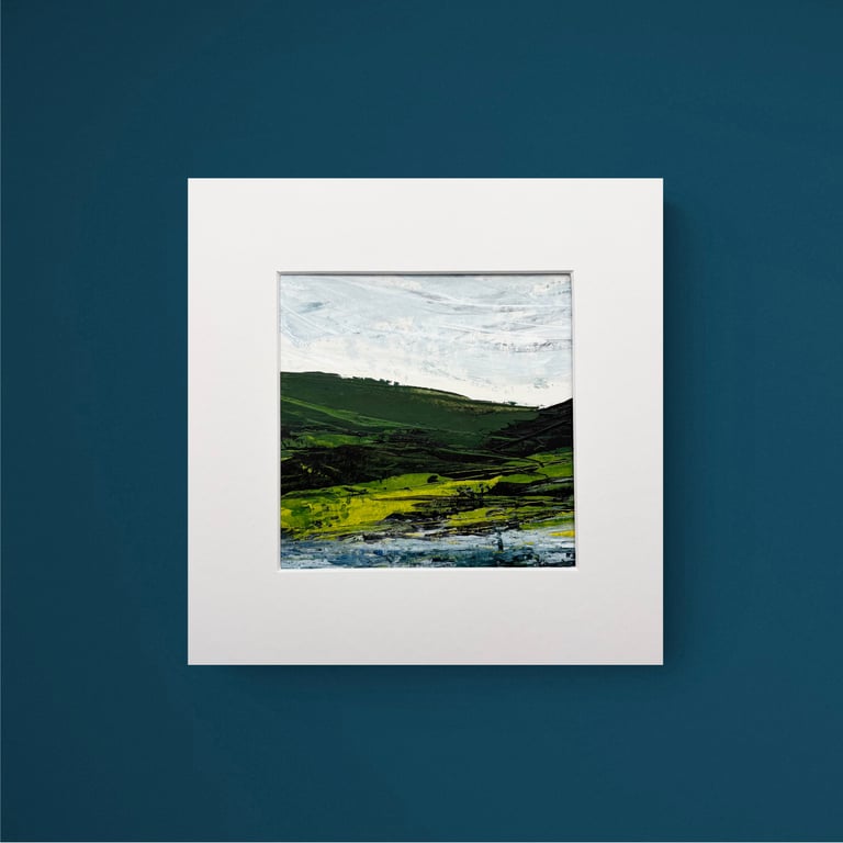 Original Seascape Painting - As the Waves Lap onto the Rocks