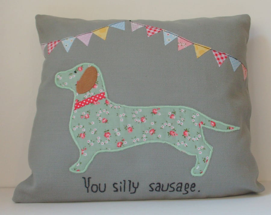 SAUSAGE DOG CUSHION
