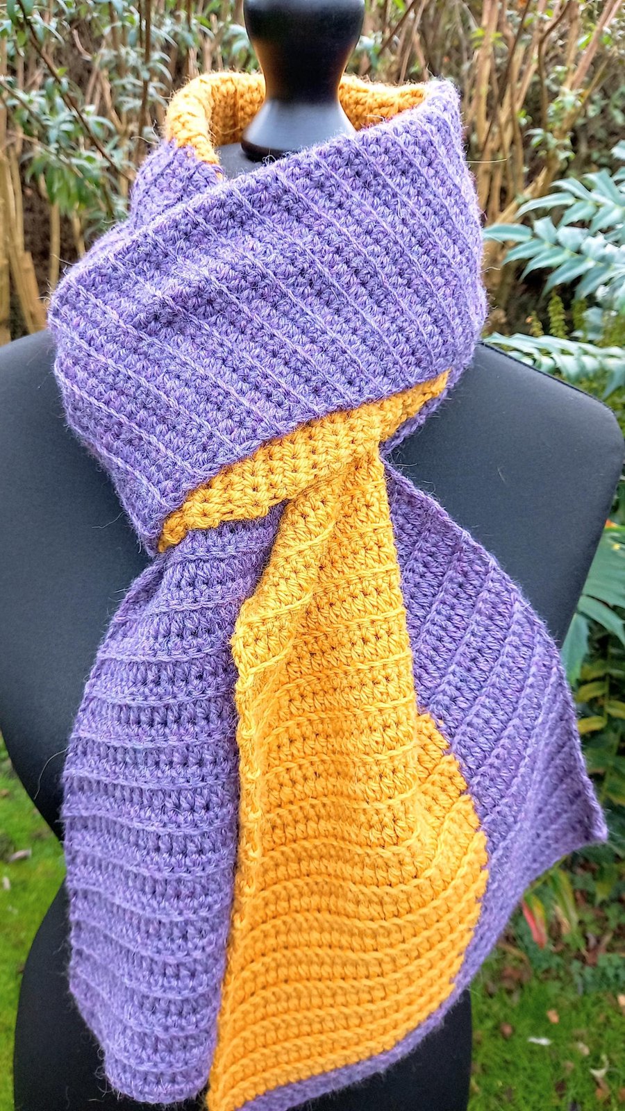 Handmade Crochet Alpaca Scarf