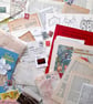 Old Vintage Papers and Ephemera Junk Journal Bundle - Image 4