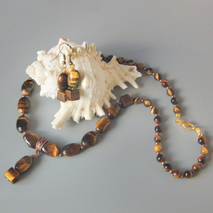 Tiger eye jewelry sets on sale