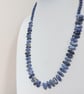 Jewellery set. Blue sodalite necklace, bracelet and earrings - Image 6