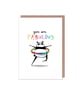 You Are Fabulous Panda Hula Hoop Valentines Birthday Anniversary Card