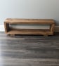 Handmade Rustic Wooden TV Console Book Shelf Unit: Farmhouse Living Room Enterta - Image 7