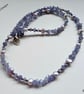 Designer AA Gade Tanzanite Nugget, Freshwater Pearl Sterling Silver Necklace - Image 3