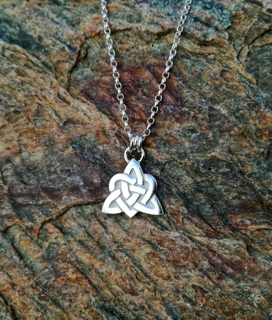 Celtic heart necklace