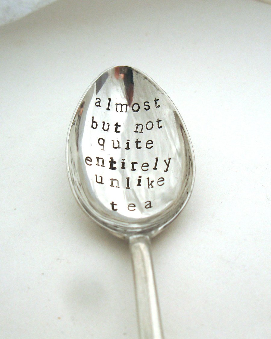 Teaspoon for not very good tea