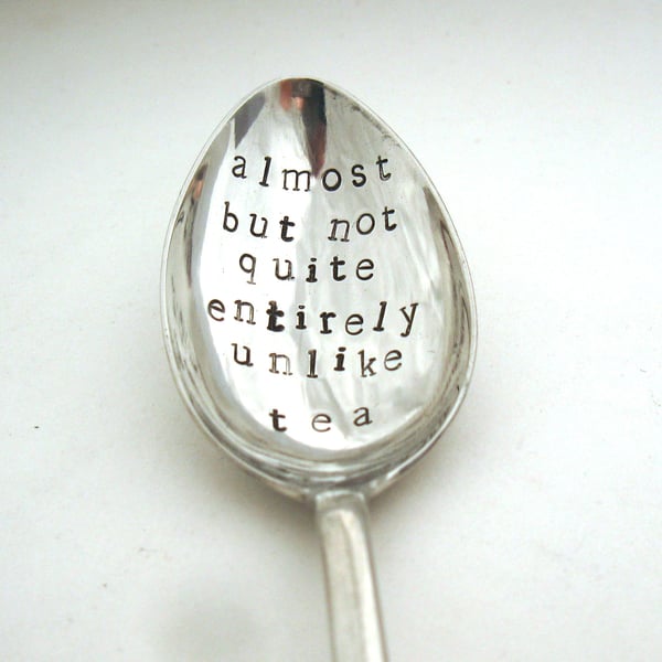 Teaspoon for not very good tea