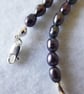 Unique Sterling Silver and Freshwater Peacock Pearl Necklace   - Image 7