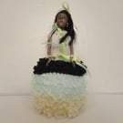 COVER GIRL - SPARE TOILET ROLL COVER - JAMAICAN DANCER