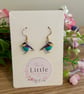 Bird Dangle Earrings, Enamel Bird Charms, Handmade Jewellery - Image 2
