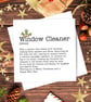 Window Cleaner Definition Christmas Card, personalised, blank inside - Image 1