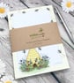 Notepad - A6 Recycled Paper Notepad - Beehive