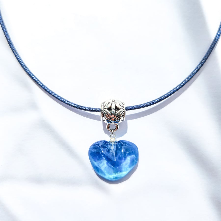 Ocean Heart Necklace