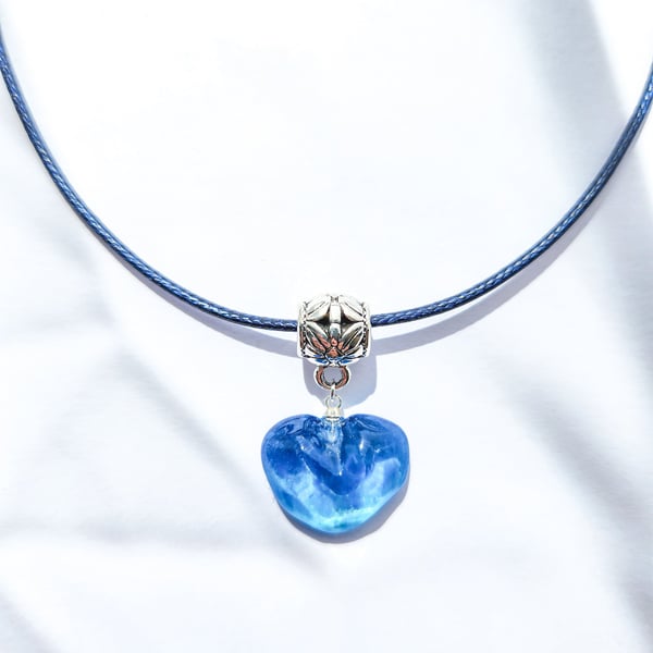 Ocean Heart Necklace