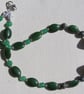 Nephrite, Peace & Green Jade Gemstone Statement Necklace "Greentastic" - Image 5