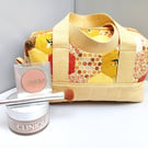 Bags, Box Shaped Make Up Bag , Zip and Handles, Multi Use, Sewing, Crochet